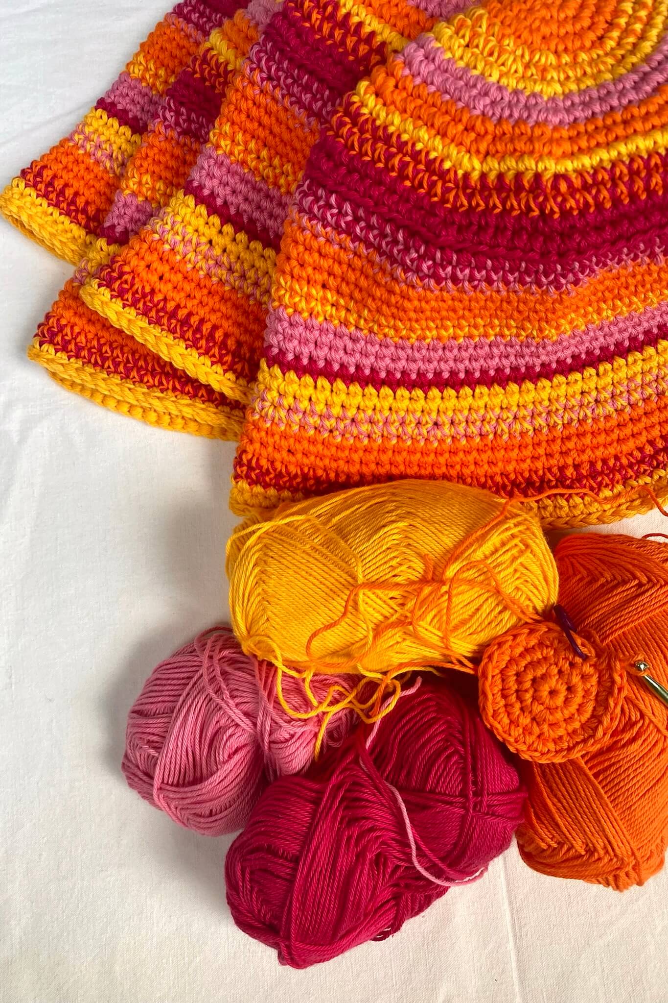 Crochet Bucket Hat | LIVIN x ASLN